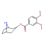 8-azabicyclo[3.2.1]oct-3-yl 3,4-dimethoxybenzoate