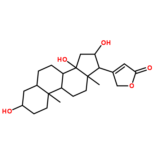 Card-20(22)-enolide,3,14,16-trihydroxy-, (3b,5b,16b)-