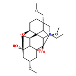 (6beta,14alpha,16beta,17xi)-20-ethyl-6,16-dimethoxy-4-(methoxymethyl)aconitane-1,7,8,14-tetrol