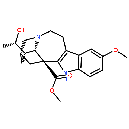 Ibogamine-18-carboxylicacid, 20-hydroxy-12-methoxy-, methyl ester, (20S)-