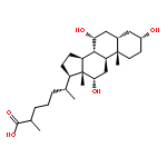 (3a,5b,7a,12a)-3,7,12-trihydroxy-Cholestan-26-oic acid