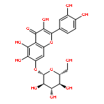 4H-1-Benzopyran-4-one,2-(3,4-dihydroxyphenyl)-7-(b-D-glucopyranosyloxy)-3,5,6-trihydroxy-