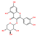 4H-1-Benzopyran-4-one,2-(3,4-dihydroxyphenyl)-5,7-dihydroxy-3-(b-D-xylopyranosyloxy)-