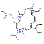 (17S,18S)-18-(2-carboxyethyl)-12-ethenyl-7-ethyl-3,8,13,17,20-pentamethyl-17,18-dihydroporphyrin-2-carboxylic acid