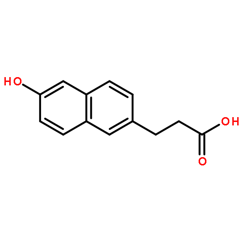 3-(6-hydroxynaphthalen-2-yl)propanoic acid