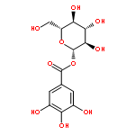 D-Glucopyranose,1-(3,4,5-trihydroxybenzoate)