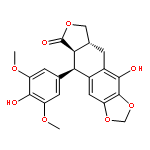 Furo[3',4':6,7]naphtho[2,3-d]-1,3-dioxol-6(5aH)-one,5,8,8a,9-tetrahydro-10-hydroxy-5-(4-hydroxy-3,5-dimethoxyphenyl)-,(5R,5aR,8aR)-