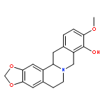 10-methoxy-5,8,13,13a-tetrahydro-6H-[1,3]dioxolo[4,5-g]isoquino[3,2-a]isoquinolin-9-ol