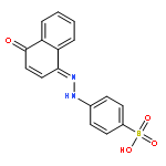 4-[(2Z)-2-(4-oxonaphthalen-1(4H)-ylidene)hydrazino]benzenesulfonic acid