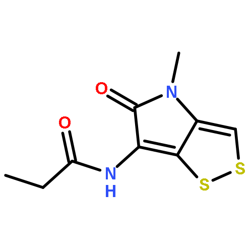 N-(4-methyl-5-oxo-4,5-dihydro[1,2]dithiolo[4,3-b]pyrrol-6-yl)propanamide