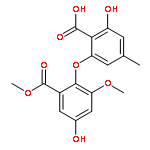 2-hydroxy-6-[4-hydroxy-2-methoxy-6-(methoxycarbonyl)phenoxy]-4-methylbenzoic acid