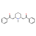 Ethanone,2,2'-(1-methyl-2,6-piperidinediyl)bis[1-phenyl-, (2R,6S)-rel-