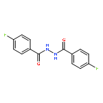 Benzoic acid,4-fluoro-, 2-(4-fluorobenzoyl)hydrazide