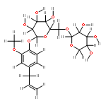 (4-Allyl-2-methoxy-phenyl)-(O6-alpha-L-arabinopyranosyl-beta-D-glucopyranosid)