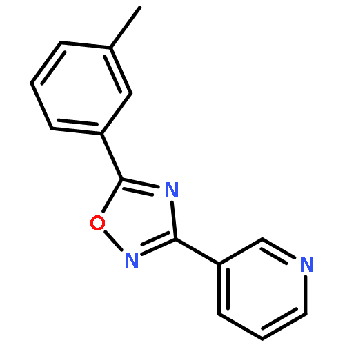 3-[5-(3-methylphenyl)-1,2,4-oxadiazol-3-yl]pyridine