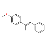 Benzene, 1-methoxy-4-[(1E)-1-methyl-2-phenylethenyl]-