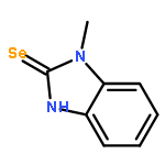 2H-BENZIMIDAZOLE-2-SELONE, 1,3-DIHYDRO-1-METHYL-