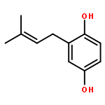 2-(3-methylbut-2-en-1-yl)benzene-1,4-diol