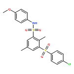 3-[(4-chlorophenyl)sulfonyl]-N-(4-methoxyphenyl)-2,5-dimethylbenzenesulfonamide