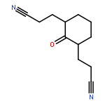 1,3-CYCLOHEXANEDIPROPANENITRILE, 2-OXO-