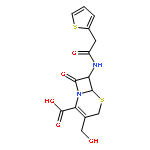 (6R-trans)-3-(hydroxymethyl)-8-oxo-7-(2-thienylacetamido)-5-thia-1-azabicyclo[4.2.0]oct-2-ene-2-carboxylic acid