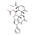 2H-Cyclopenta[b]naphtho[2,3-d]furan-10-aceticacid,5-(acetyloxy)-2-(3-furanyl)-3,3a,4a,5,5a,6,9,9a,10,10a-decahydro-6-(methoxycarbonyl)-1,6,9a,10a-tetramethyl-9-oxo-,methyl ester, (2R,3aR,4aS,5R,5aR,6R,9aR,10S,10aR)-