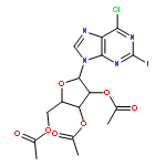 6-Chloro-2-iodo-9-(2,3,5-tri-O-acetyl-β-D-ribofuranosyl)purine