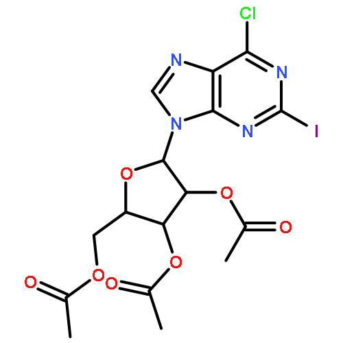 6-Chloro-2-iodo-9-(2,3,5-tri-O-acetyl-β-D-ribofuranosyl)purine