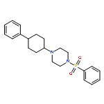 1-(4-phenylcyclohexyl)-4-(phenylsulfonyl)piperazine