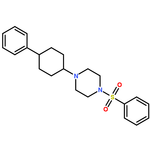 1-(4-phenylcyclohexyl)-4-(phenylsulfonyl)piperazine