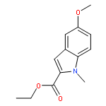 1H-Indole-2-carboxylic acid, 5-methoxy-1-methyl-, ethyl ester