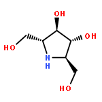 2,5-Pyrrolidinedimethanol,3,4-dihydroxy-, (2R,3R,4R,5R)-