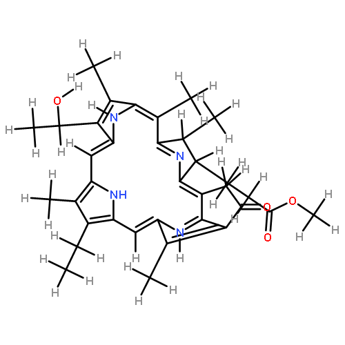 3-[14-ethyl-9-(1-hydroxy-ethyl)-4,6,8,13,18-pentamethyl-20-oxo-23H,25H-phorbin-3-yl]-propionic acid methyl ester