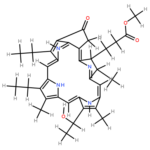 3-[14,18-diethyl-9-(1-hydroxy-ethyl)-4,8,13-trimethyl-20-oxo-23H,25H-phorbin-3-yl]-propionic acid methyl ester