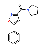 (5-Phenyl-isoxazol-3-yl)-pyrrolidin-1-yl-methanone