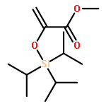 2-Propenoic acid, 2-[[tris(1-methylethyl)silyl]oxy]-, methyl ester