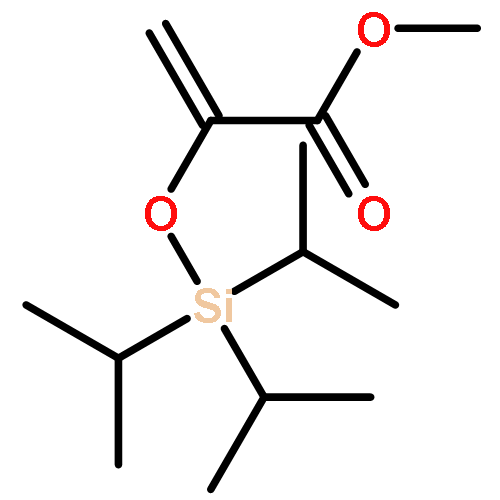 2-Propenoic acid, 2-[[tris(1-methylethyl)silyl]oxy]-, methyl ester