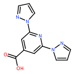 4-Pyridinecarboxylic acid, 2,6-di-1H-pyrazol-1-yl-