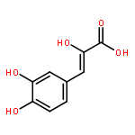 2-Propenoic acid, 3-(3,4-dihydroxyphenyl)-2-hydroxy-, (2Z)-