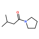 1-Butanone,3-methyl-1-(1-pyrrolidinyl)-