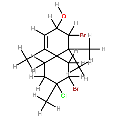 2,10-dibromo-3-chlorochamigr-7-en-9alpha-ol