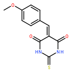 5-(4-methoxybenzylidene)-2-thioxodihydropyrimidine-4,6(1H,5H)-dione