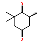 1,4-Cyclohexanedione, 2,2,6-trimethyl-, (6R)-