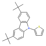 9H-CARBAZOLE, 3,6-BIS(1,1-DIMETHYLETHYL)-9-(2-THIENYL)-