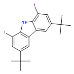 9H-CARBAZOLE, 3,6-BIS(1,1-DIMETHYLETHYL)-1,8-DIIODO-