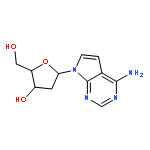 7H-Pyrrolo[2,3-d]pyrimidin-4-amine,7-(2-deoxy-b-D-erythro-pentofuranosyl)-