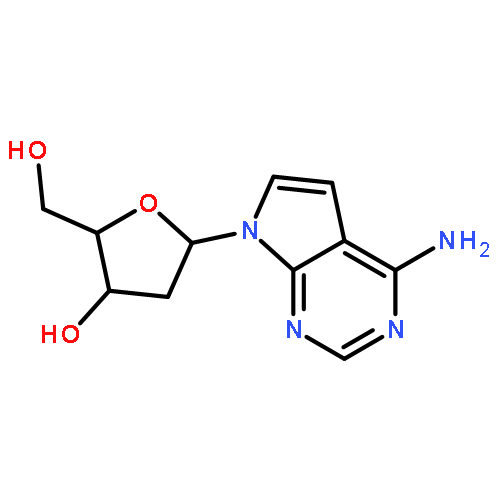 7H-Pyrrolo[2,3-d]pyrimidin-4-amine,7-(2-deoxy-b-D-erythro-pentofuranosyl)-