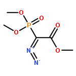 Acetic acid, diazo(dimethoxyphosphinyl)-, methyl ester