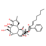 6H-2,8b-Epoxyoxireno[6,7]azuleno[5,4-e]-1,3-benzodioxol-6-one,10-(benzoyloxy)-3a,3b,3c,4a,5,5a,8a,9,10,10a-decahydro-5,5a-dihydroxy-4a-(hydroxymethyl)-7,9-dimethyl-10a-(1-methylethenyl)-2-(1E,3E)-1,3-nonadien-1-yl-,(2S,3aR,3bS,3cS,4aR,5S,5aS,8aR,8bR,9R,10R,10aS)-