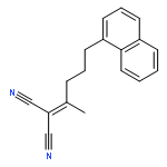 Propanedinitrile, [1-methyl-4-(1-naphthalenyl)butylidene]-